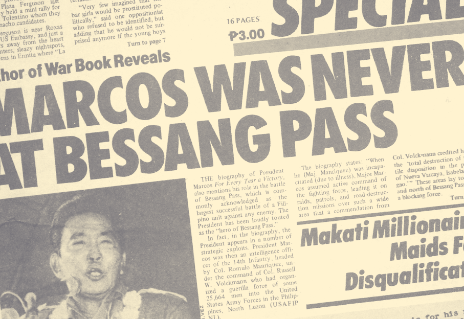 File No. 60: Marcos’ Invented Heroism